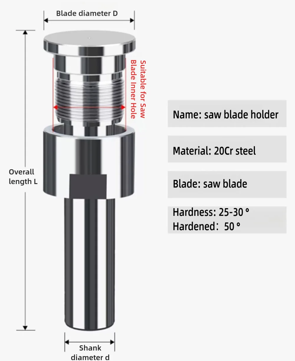 Sägeblattscheibe Verbindungsstange Fräser Schaft CNC-Teile Klemmwerkzeughalter Messergriff Werkstatt Metalldrehmaschine Zubehör Spannfutter – Detail 9