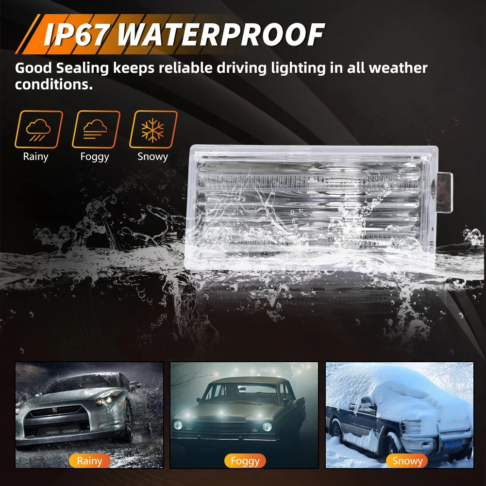 2X المصد الأمامي بدوره مصباح إشارة DRL وقوف السيارات غطاء خفيف ل 1978 1979 جي إم سي كاباليرو وشروليه ماليبو/EI كامينو لا لمبة