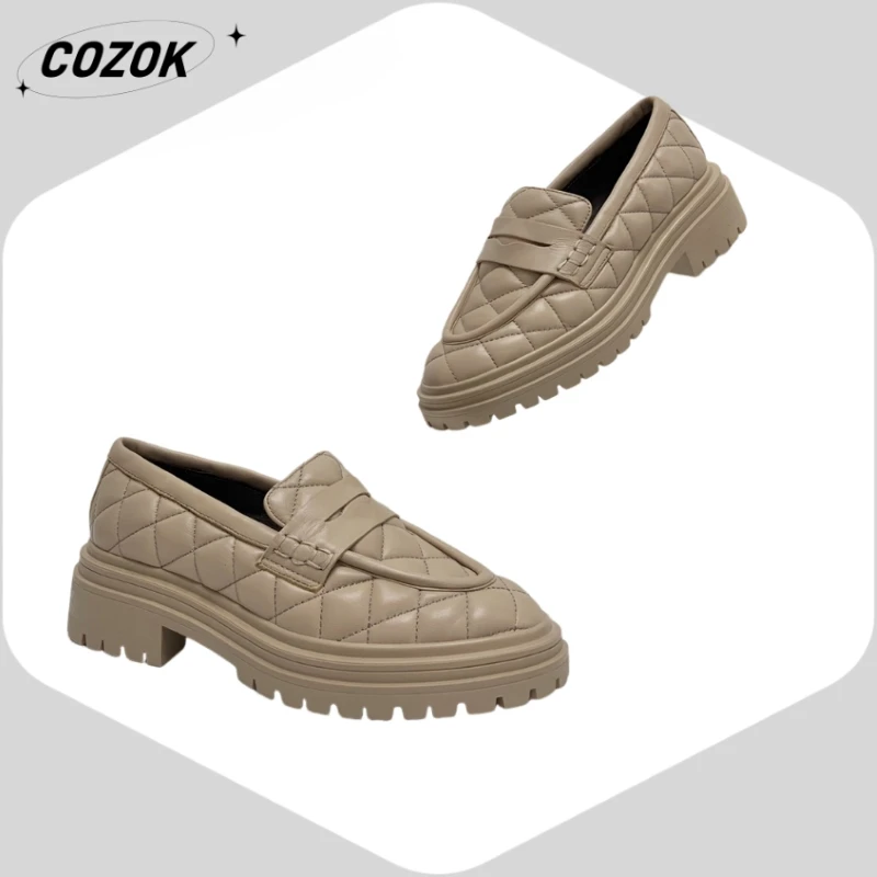 25 New Retro Style Advanced Genuine Leather Wear-Resisting Casual Leather Casual Shoes High-End Temperament Comfortable