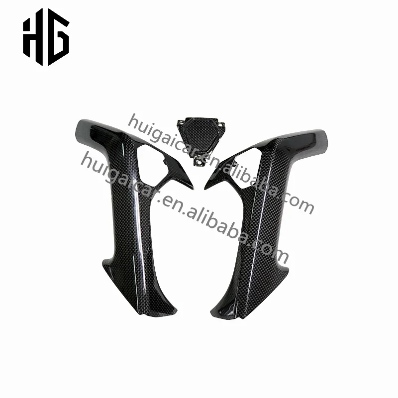 

Carbon Fiber Door Handle Cover for Lamborghini Huracan, Installed with 3M Adhesive - Interior Trim (LP580 LP610)