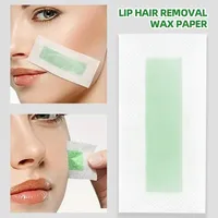 Facial Summer Professional Hair Removal Wax Paper 15 Sheets Lip Sticker Ladies Face Non-Permanent Mustache Lip Hair