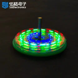 LED Gyro DIY Electronic Kit Factory Direct Rotating Lantern Inline Welding Components Module