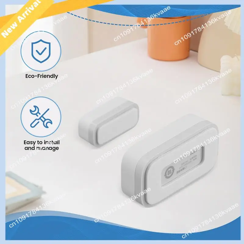 M01K Door Window Sensor Smart Home Security Window Detector Door Sensor Switch Handle Window Alarm Contact Sensor