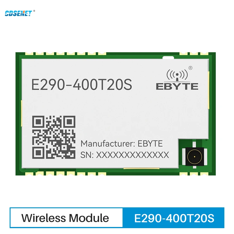 

Модуль широкого спектра Lora PAN3060 Soc, CDSENT E290-400T20S 20dBm Air Wake UP AT Command Low Power, совместим с SX127 RSSI