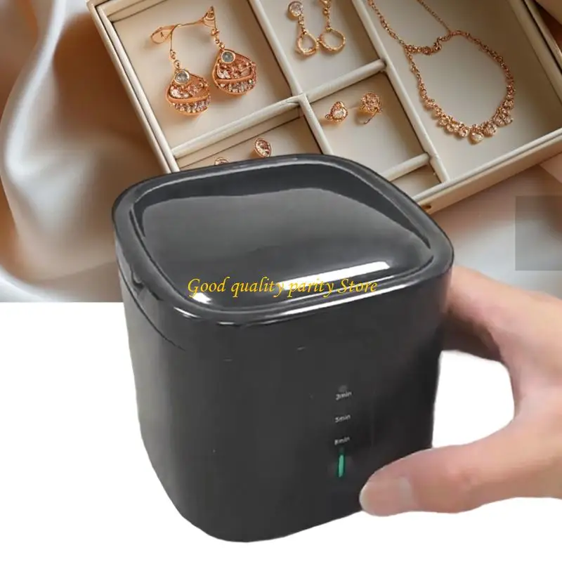 

M4YA Ultrasonics Cleaner Machine For Delicate Jewelry Orals Hygiene Products 150ML Stainless Steel Silents Operation