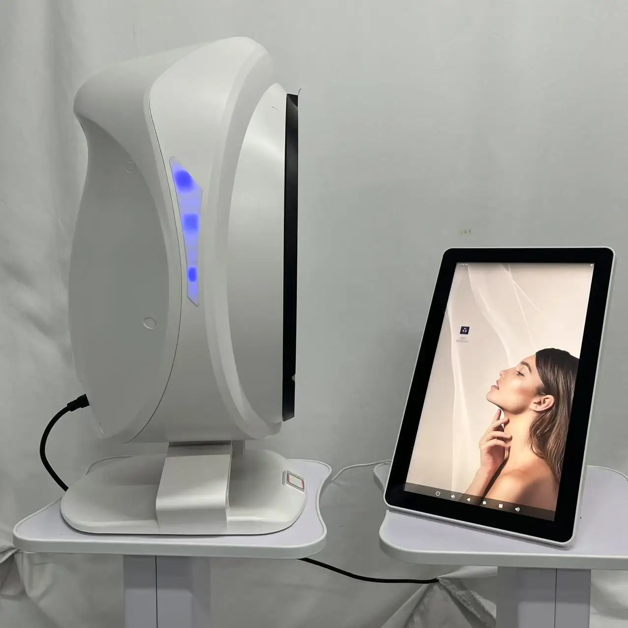 Professional AISIA Q1 3D AI Facial Skin Analyzer Detection Skin Problem Diagnosis 8 Spectrum Analysis Beauty Salon Equipment