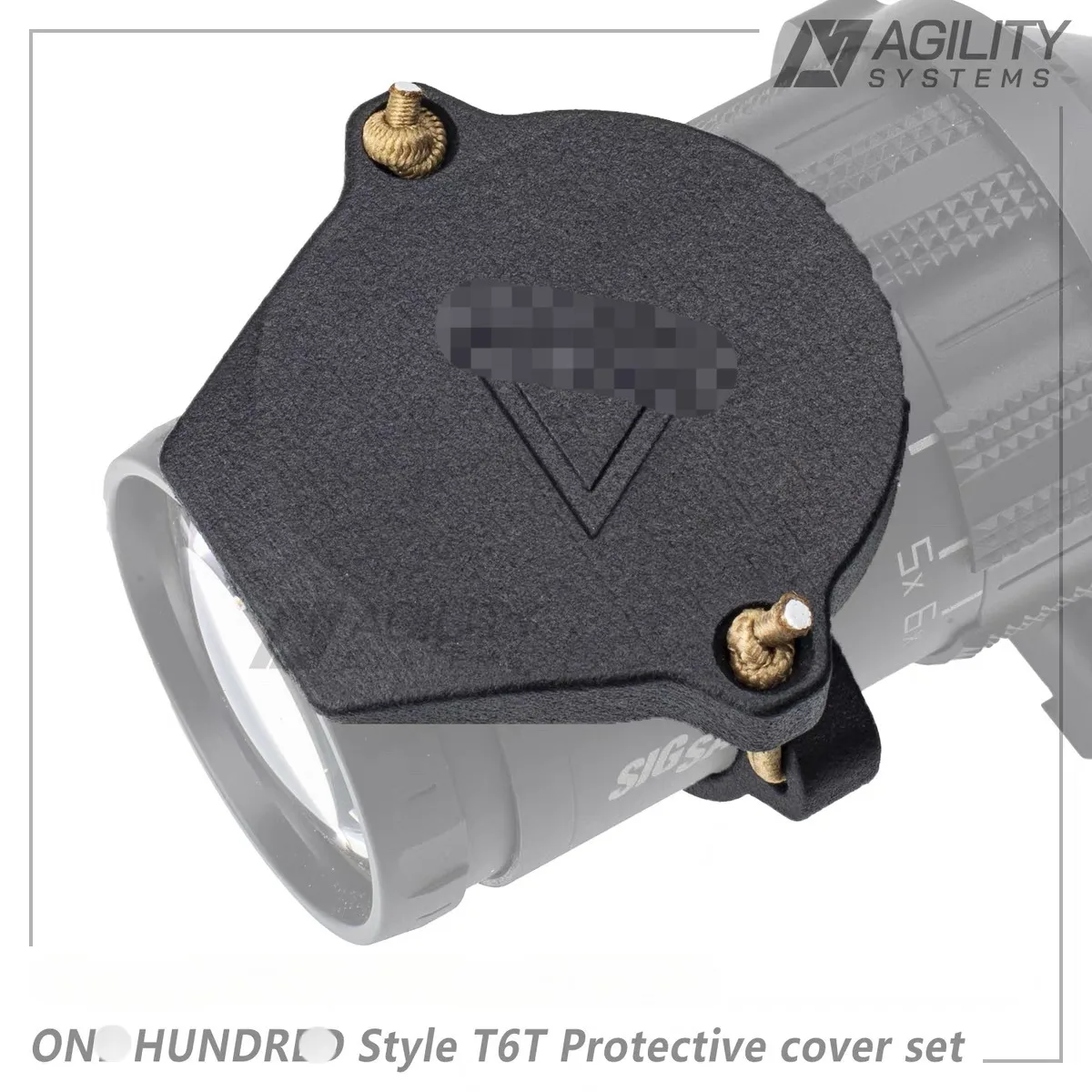 【 AS 】 ONE HUNDRED Style T6T Quick Sight Protective Cover Anti Reflective Honeycomb Cover Set Nylon Sintered