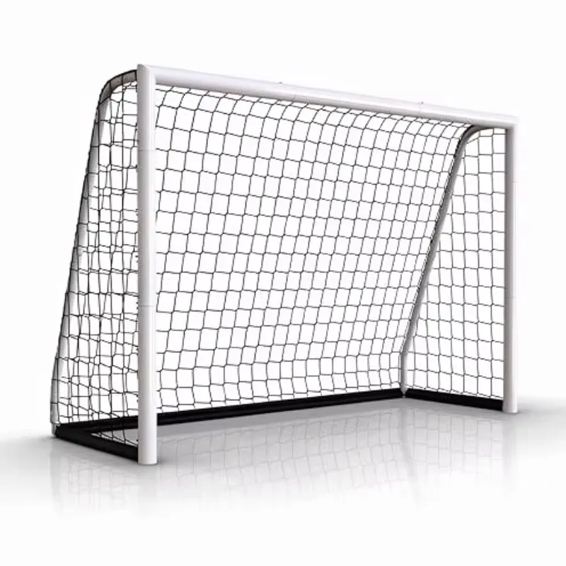 YTYINMini White Metal Frame Foldable Durable Portable Soccer Goal
