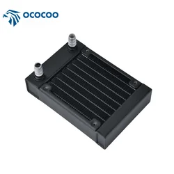 OCOCOO Mini  Water Cooling Radiator watercooling  accessories Aluminum  80mm Water Cooled Heatsink Accessories Computer Laser