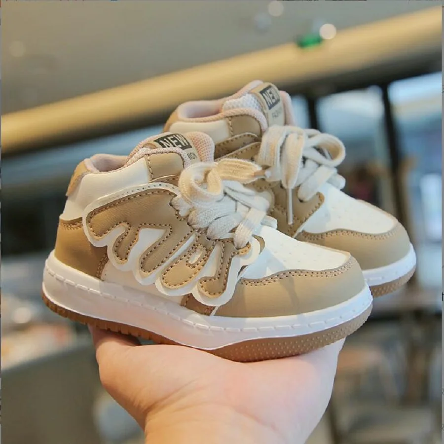 

Size 21-32 Children's Thickened Thermal Shoes 2024 Winter New Boys' Sneakers Plush High Top Girls' Soft Soled Baby Casual Shoes