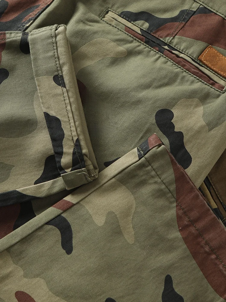 الأمريكية الرجعية التمويه العمل السراويل الرجال مستقيم الساق سليم صالح الثقيلة دو في الهواء الطلق عارضة السراويل الطويلة العسكرية حجم كبير