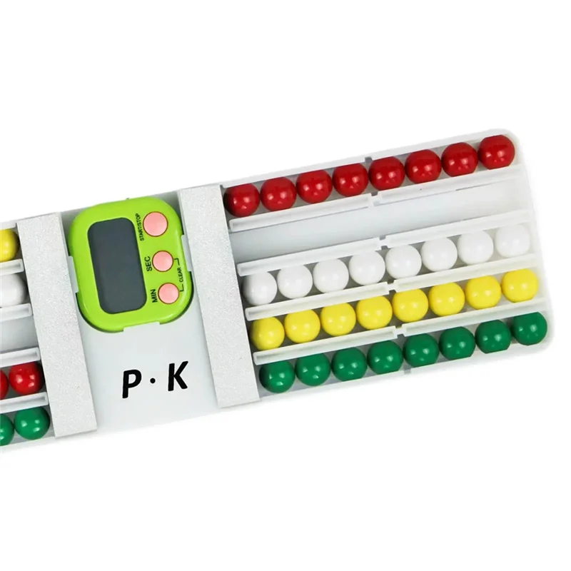 

ABUM-Rainbow Color Sorting Matching Bead Game Interactive Sorting Training Educational Montessori For Boys