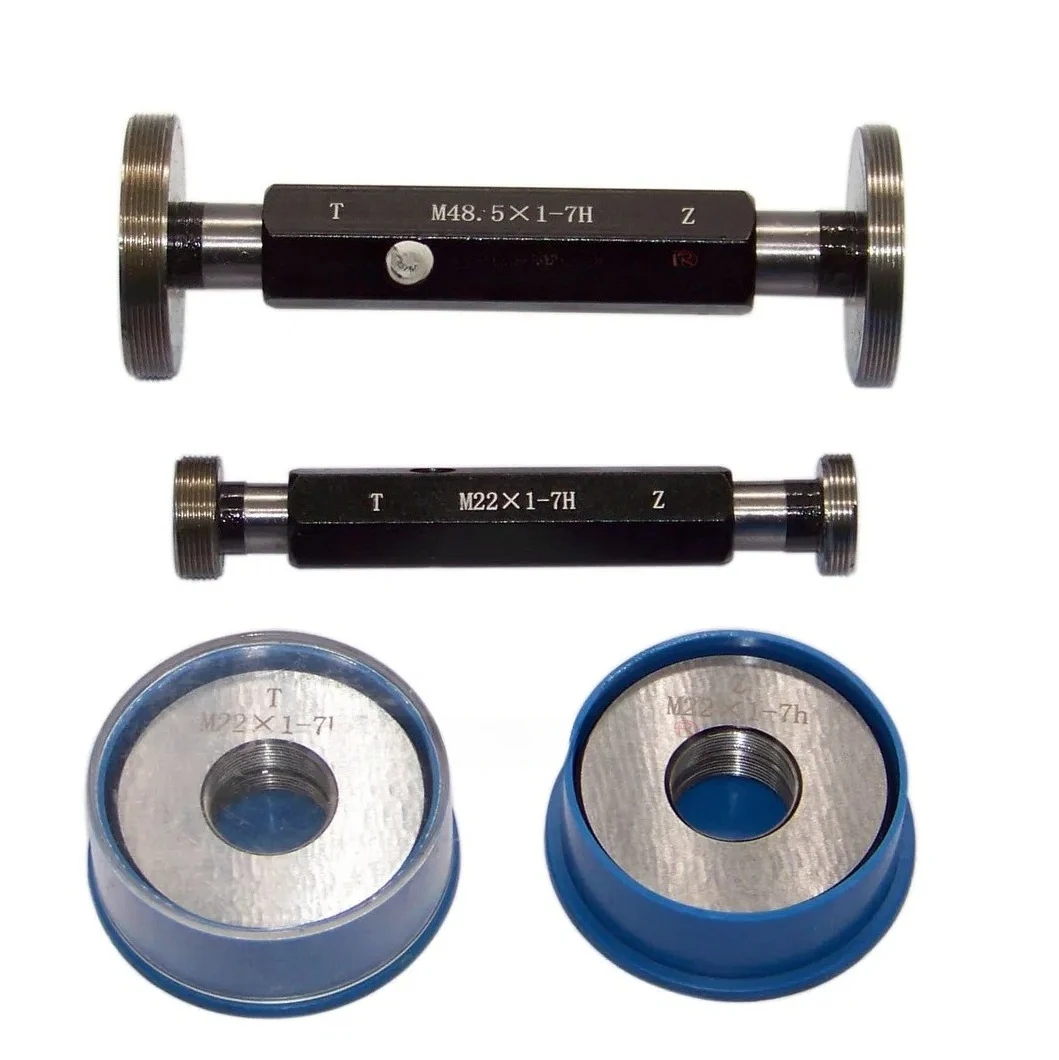 

1/4-20UNC to 3/4-16UNF Thread Ring Gauges | Go/No-Go Screw Gage Set | American System O-Gauges