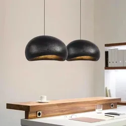 Nordycki minimalistyczny Wabi Sabi Wind E27 wisiorek led światła jadalnia Bar Loft sypialnia Home Decor żyrandol lampa wisząca oprawa