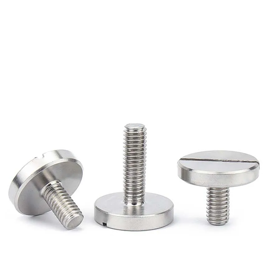 304 Stainless Steel Flat Head Round Head Straight Head Screw GB833 Slotted Advertising Screw M2M2.2M3M4M5M6M8M10