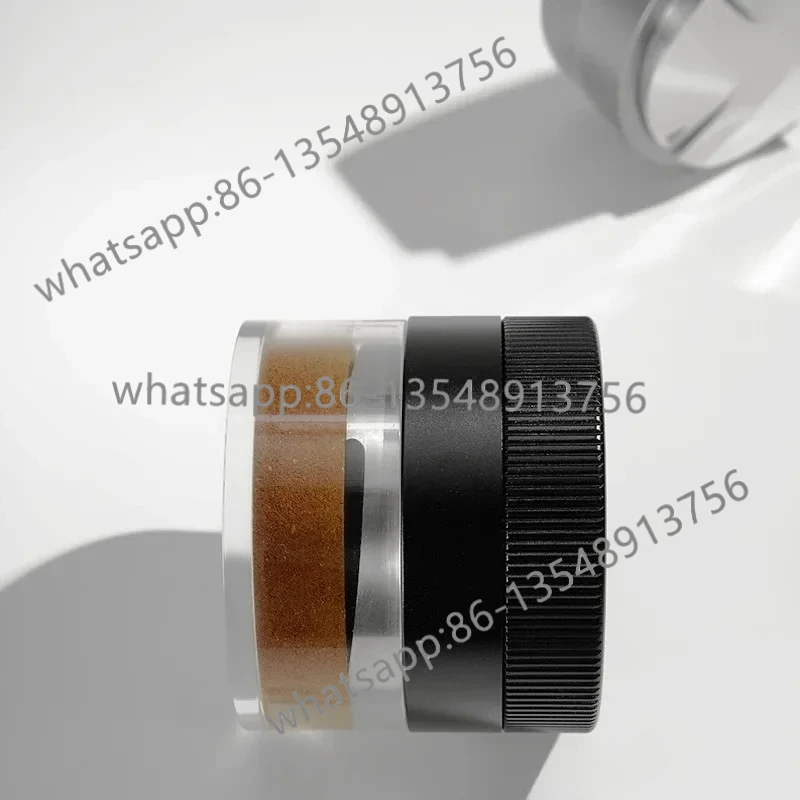 Coffee Cloth Powder Dispenser Automatic Adjustable Stainless Steel Filling Gravity Powder Pressing Hammer Spot