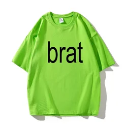 T-shirt Charmovies Xcx Brat pour femmes, vêtement de styliste