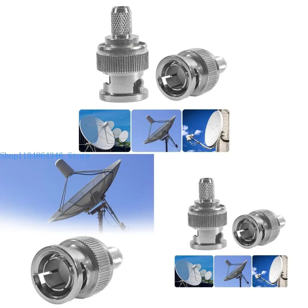 

5ASD Copper BNC Мужчина для коаксиаса разъема RG59 для эффективного передачи сигнала на компьютере