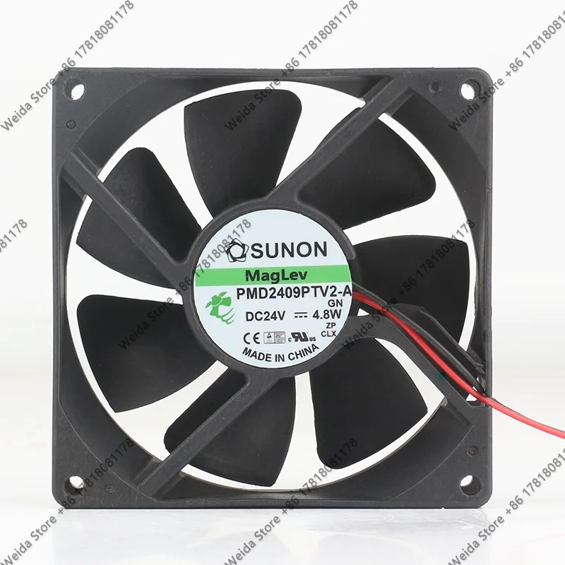 Cooling fan Original Sunon 5V 12V 48V DC 24V 4.8W 9025 90X90X25MM 9CM Maglev Frequency converter Mute PMD2409PTV2-A