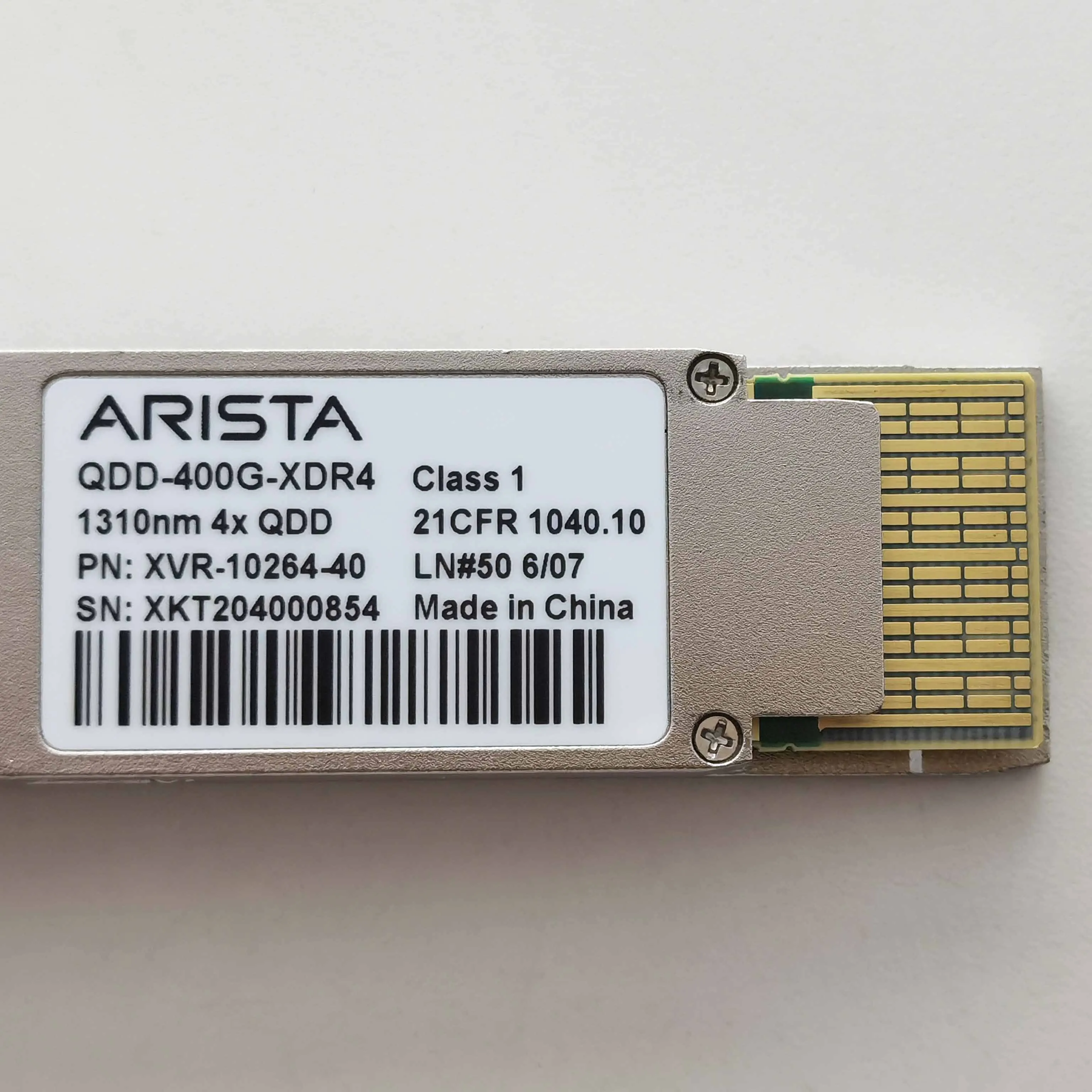 Original Arista QDD-400G-XDR4 1310nm 500m SMF Transceiver