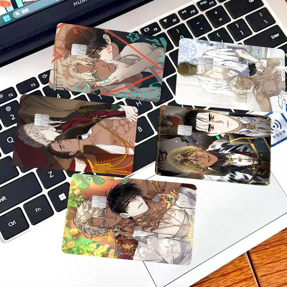 Brothers Without A Tomorrow Bl Anime Cartoon Credit Card Skin Stickers For Bank Card Bus Metro Sticker Waterproof Women Gift