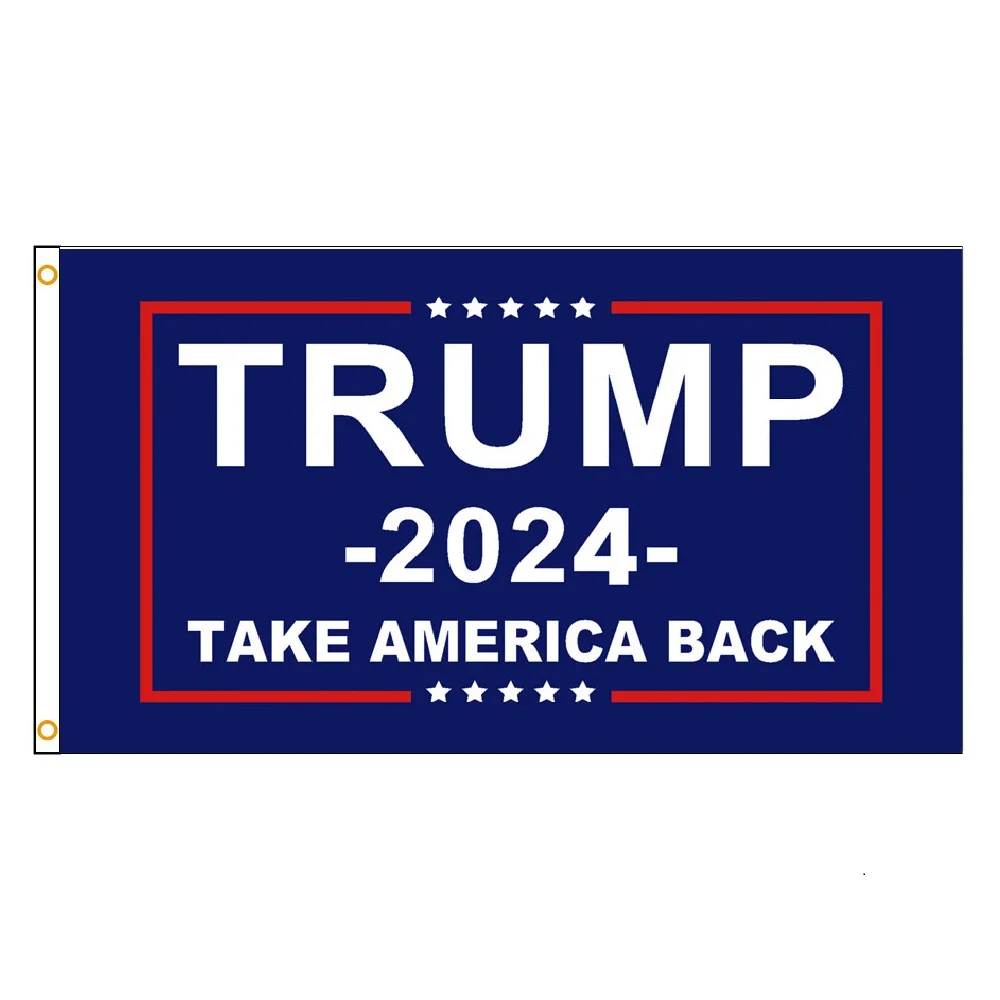 90*150cm 2024 Trump Donald Flag  Keep America Great President USA for Decoration