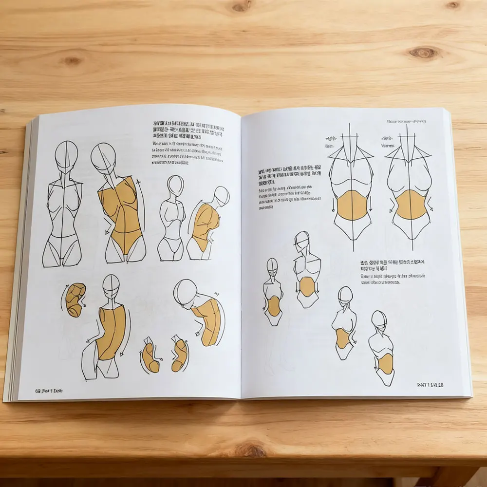 Dwujęzny (angielski i koreański) PODRĘCZNIK RYSUNKU KARAKTERÓW: RYSUNEK TACO, KOREANSCI MALARZI, ANIMACJA, RYSUNEK RAPID, KSIĄŻKA O SZTUCE RYSUNKU ﻿