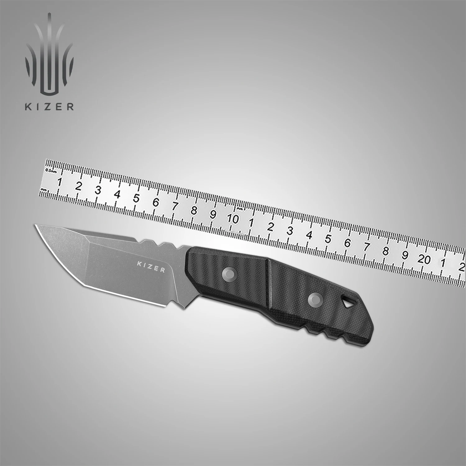 

Kizer Fixed Blade Knife 1086A1/A2 Quartz 2025 New G10 Handle AEB-L Steel Blade Fixed Knife for Hunting