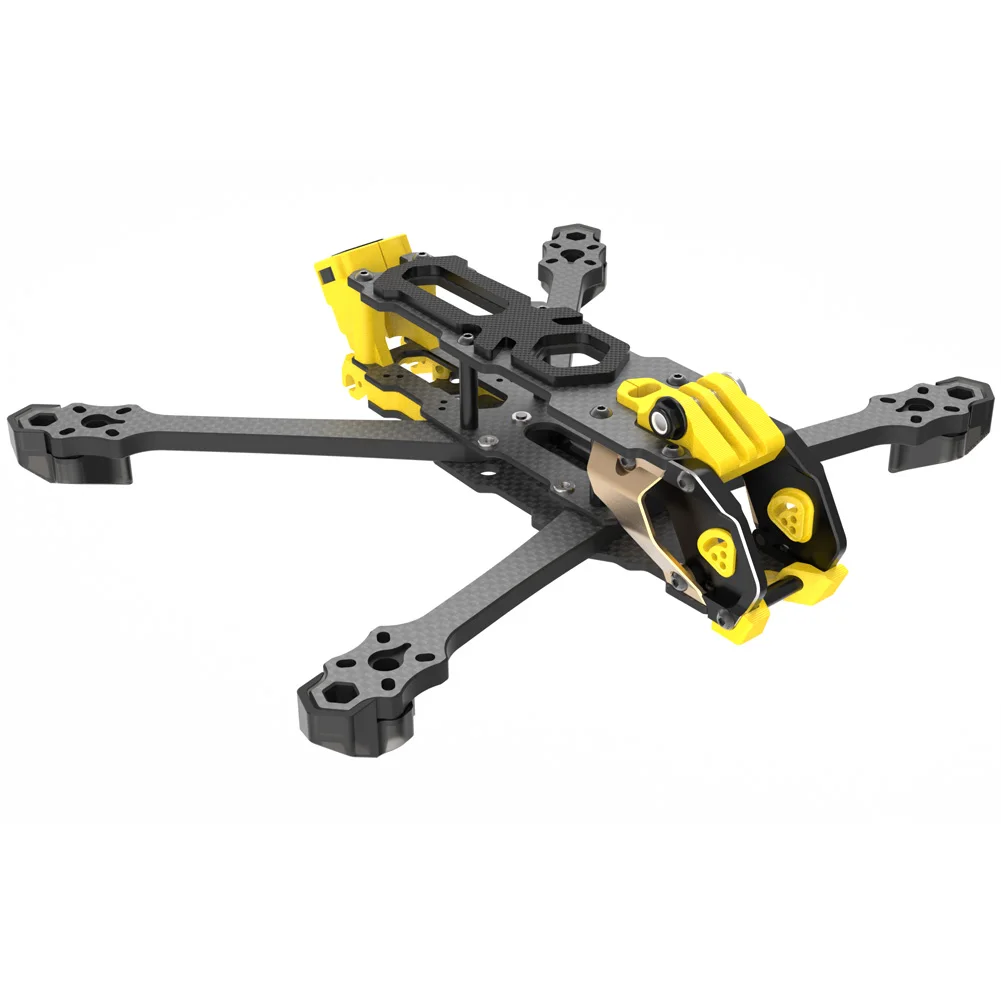 SpeedyBee Mario 5 Kit de cadre Version DC / XH avec plaque en fibre de carbone FPV Freestyle RC cadre de drone de course