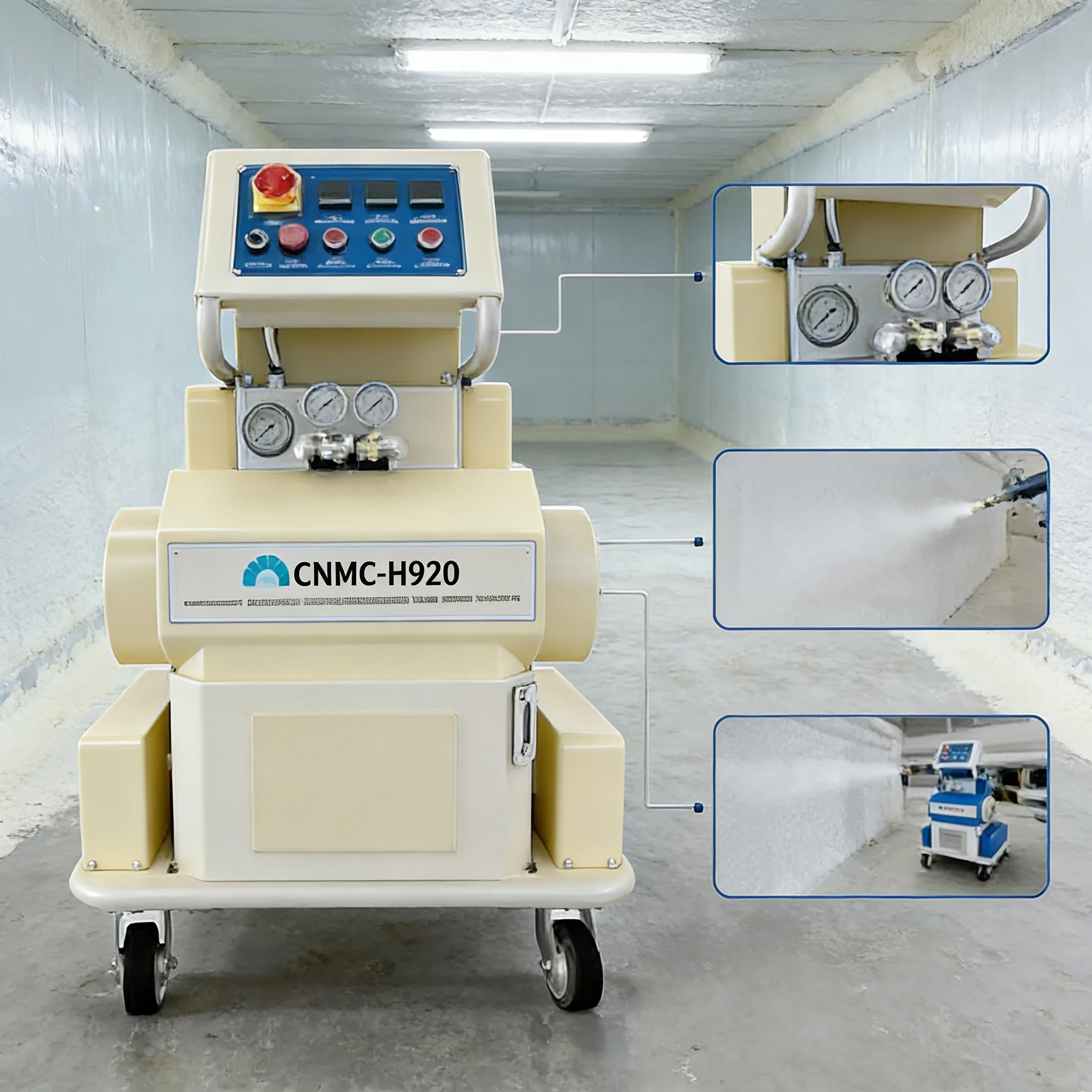 User Friendly Polyurea Spray Machine For New Contractors Professional Polyurethane Foam Equipment Simple Operation