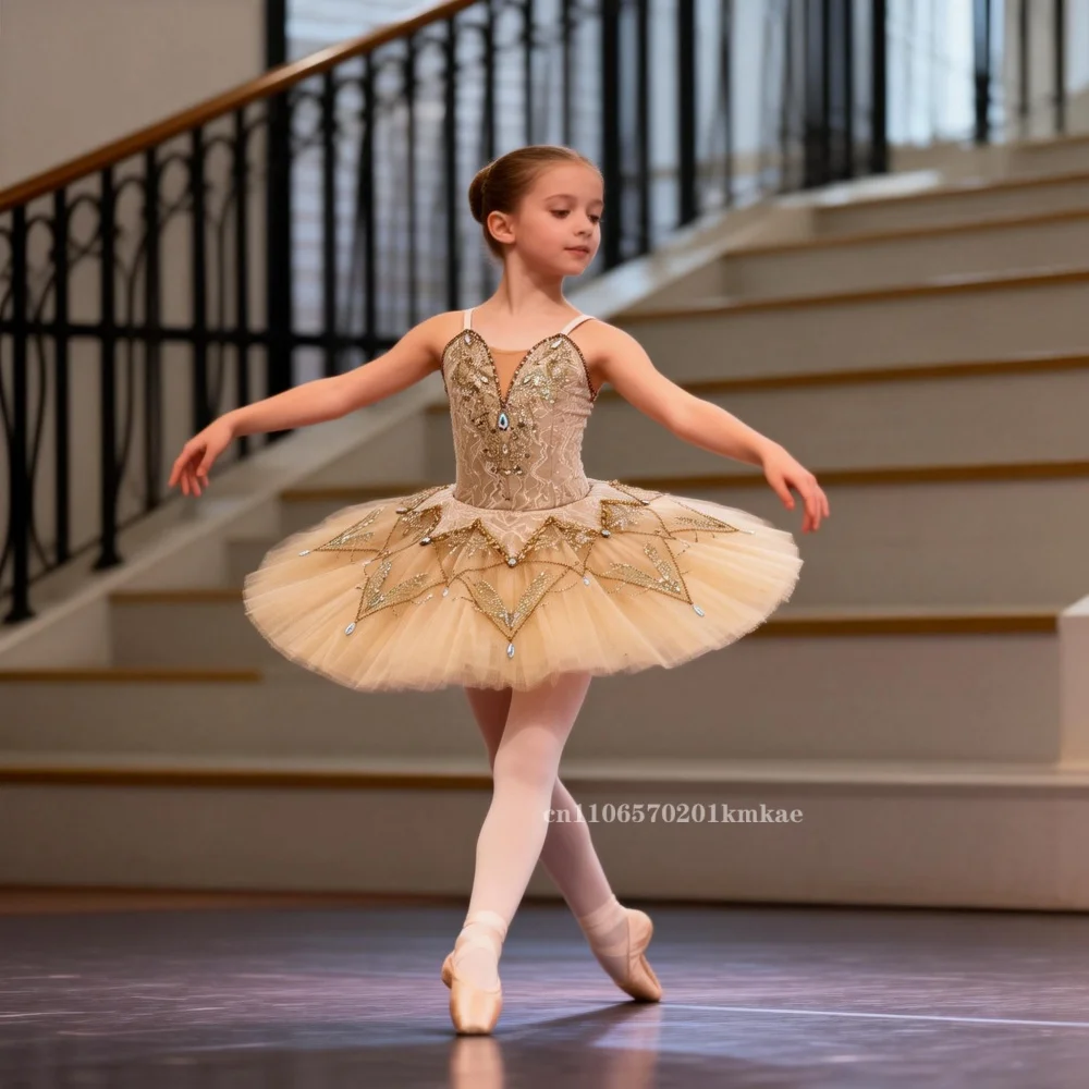 New Professional Girls Sleeping Beauty Ballet Tutu Multiple Color Ballet Dress Skirt For Little Swan Performance