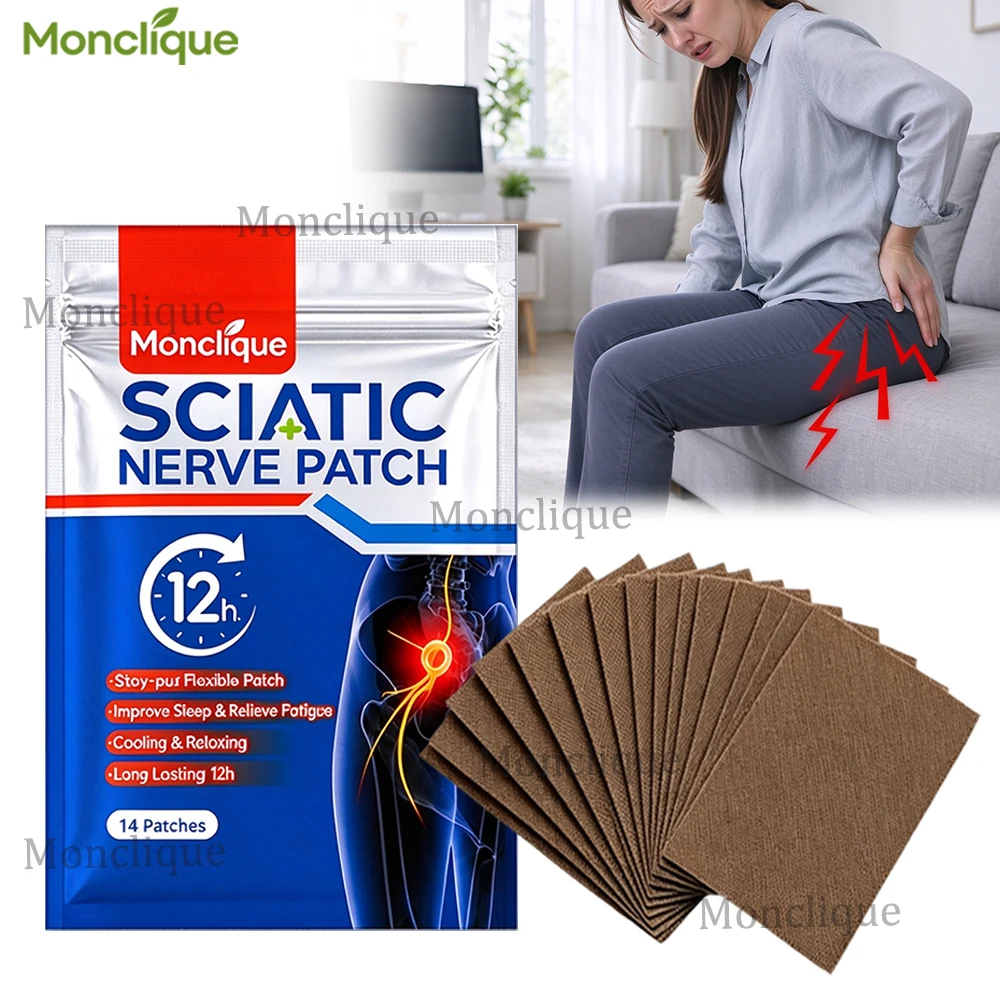 Hip Cooling Sticker Breathable Buttocks Soothing Patch Waist Thigh Joints General Care Relax Muscles Fitness Office Sedentary