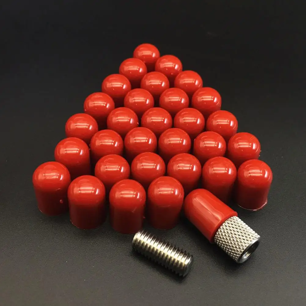 1SET New Thickened Rubber Top Cap And Small Red Cap Repair Tool For Car Depression Repair Tool