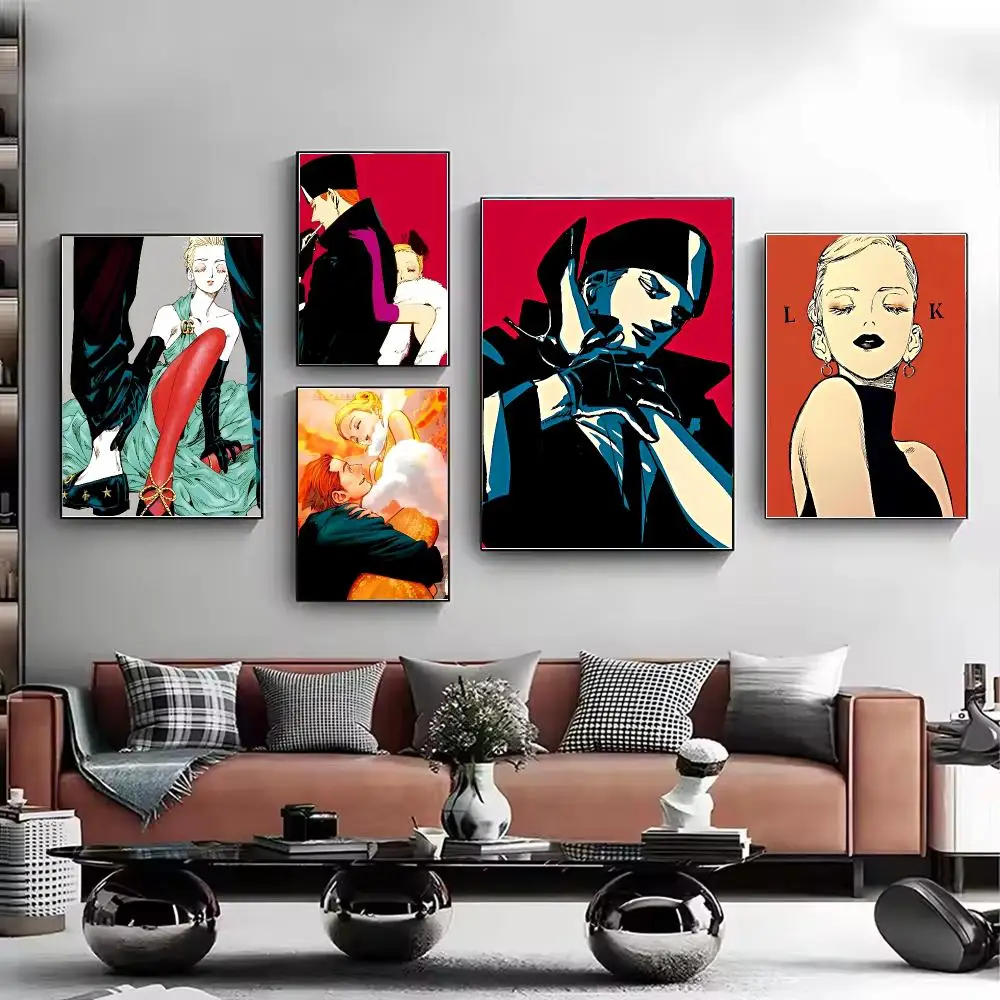 Vintage Romantic Anime V-Veil Poster Stylish Wall Art for Living Room Bedroom Study Home Decor Gift