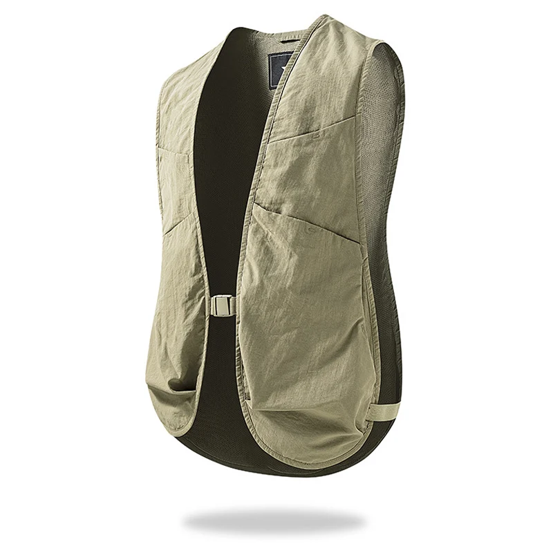 Summer Men's Multi-Pocket Fishing Vests Quick Dry Men Sports Mesh Breathable Sleevesless Jacket Man Photography Waistcoats