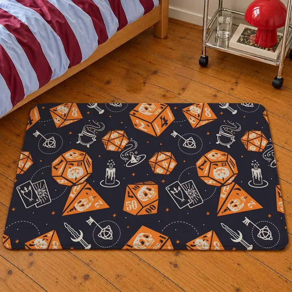Game Dungeons & Dragons D&D Beholder Floor Mat Soft Flannel Entrance Doormat Non-Slip Washable Rug For Bedroom Home Decor