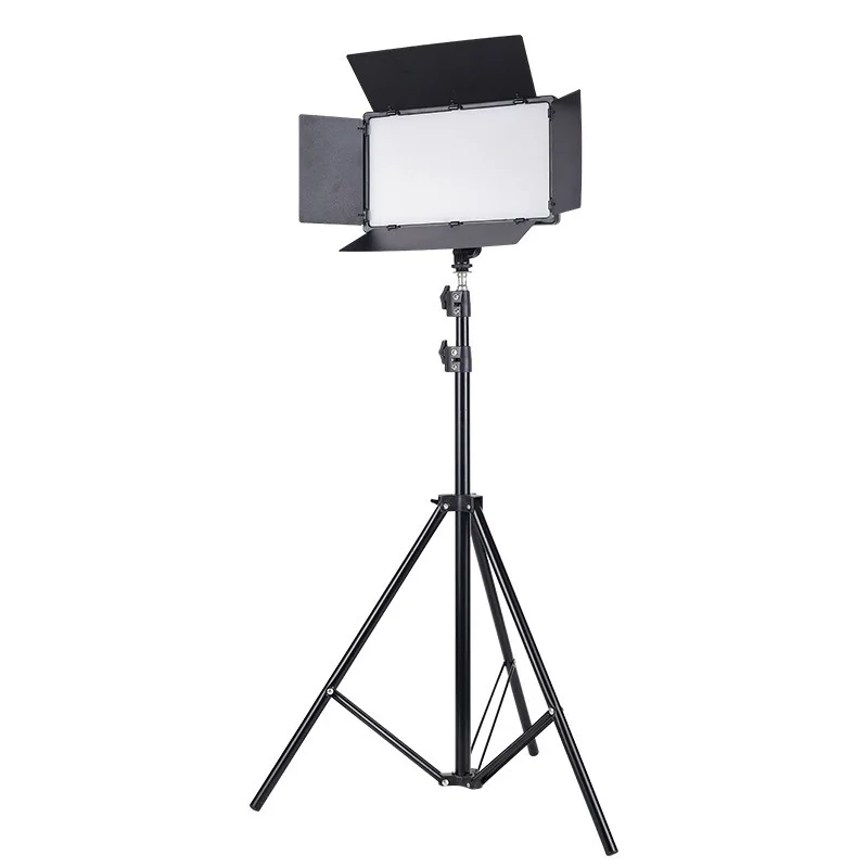 

U680 LED Barndoor Flat Panel Light Built in Battery With 2.1meter Tripod Dimmable Three Color for Live Stream/tiktok/you Tube