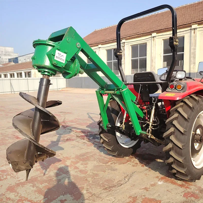 Tree Planting Fence Post Installation Landscape Use PTO Post Hole Digger Tractor Mounted Earth Auger for Garden