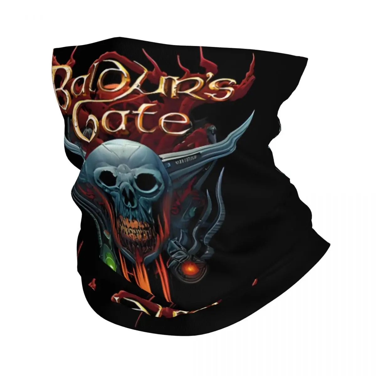 Astarion Vampire Approval Bandana Neck Gaiter Motorcycle Club Baldur's Gate Wrap Scarf Balaclava Cycling Unisex Adult Breathable