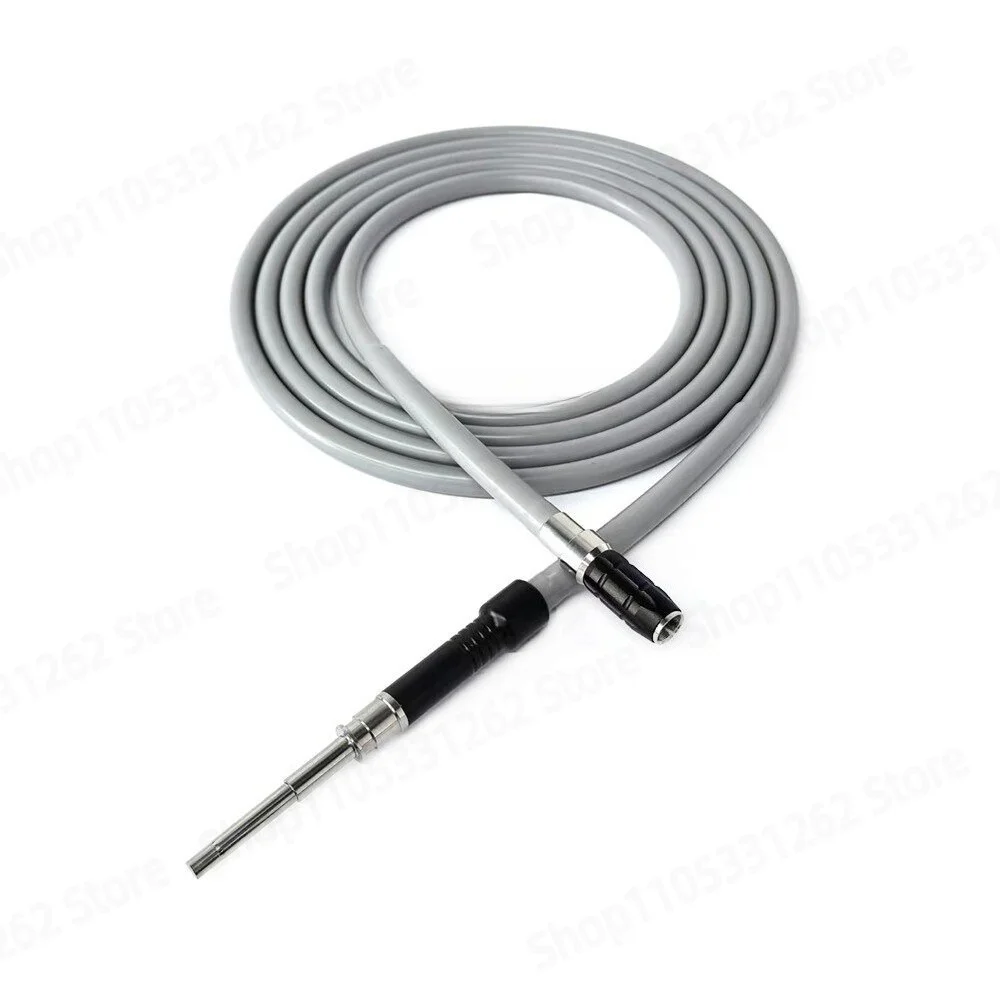Endoscope Cold Light Source Fiber Optic Light Guide Cable 4.8mm High Temp Plasma Sterilization High Brightness