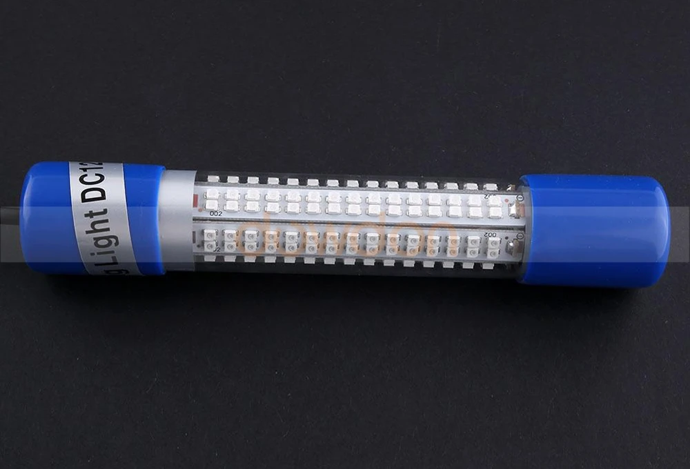 Luce da pesca subacquea 12V-24V luce da pesca notturna Super luminosa per impieghi gravosi con cavo da 5M