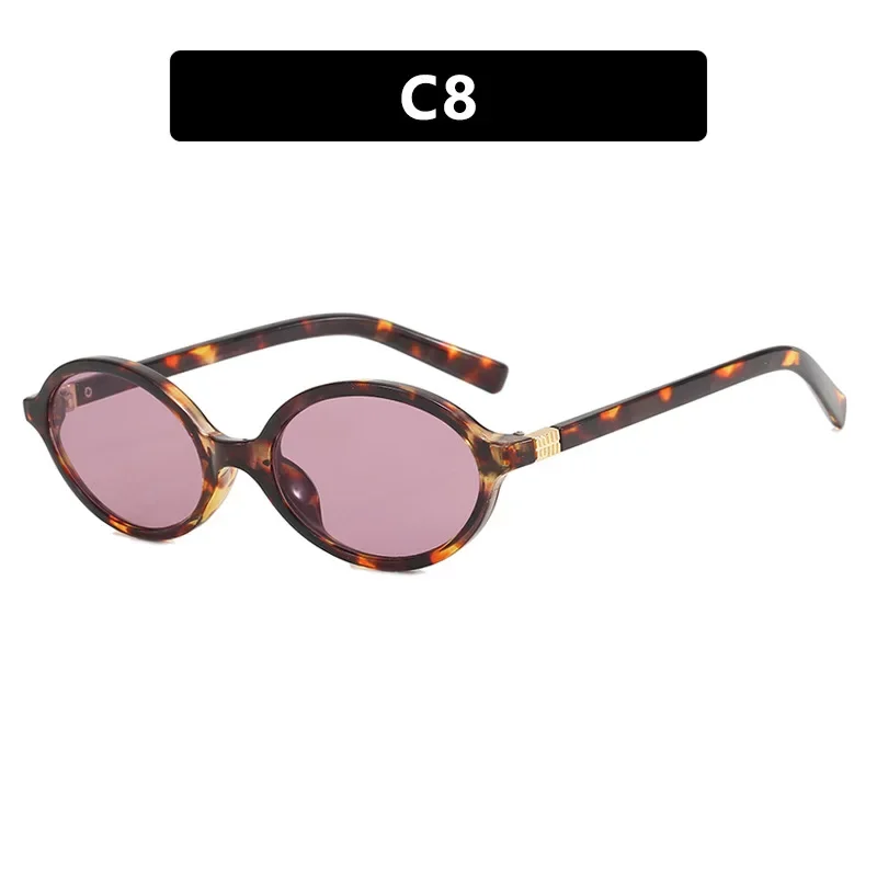 Gafas ovaladas con montura pequeña Retro para mujer, anteojos lisos coreanos, antiluz azul, protección ocular, gafas ópticas para mujer