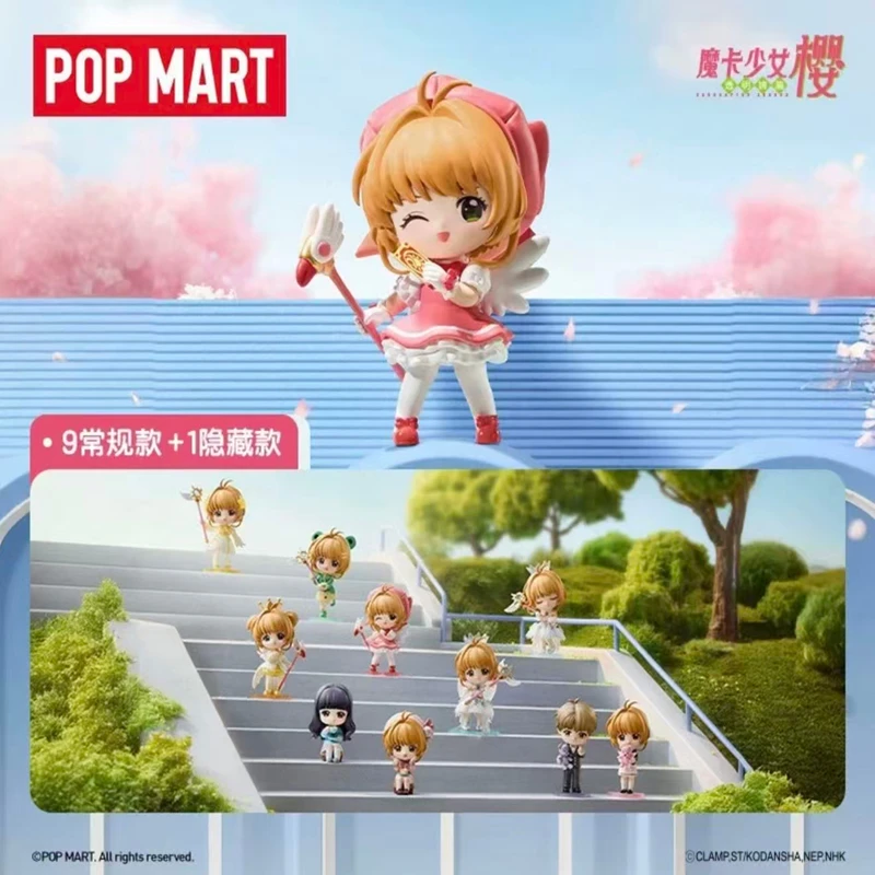 

POP MART Cardcaptor Sakura Clear Card Series Collectible Toy Figure Blind Box Toy Decorative Figurine Birthday Gift for Girls