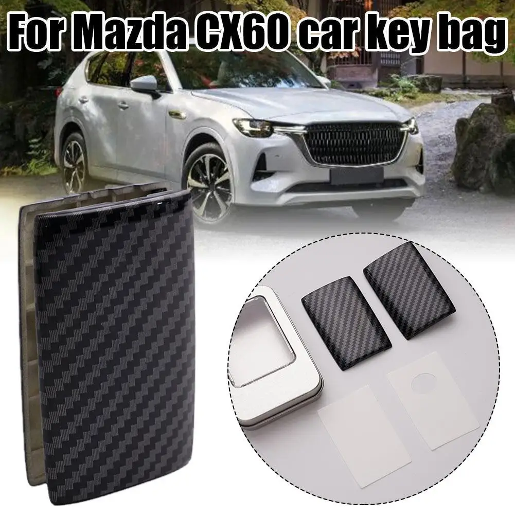 Funda protectora para llave de coche, accesorios para Mazda CX60, CX-60, CX 60, 2022-2023, D8G0