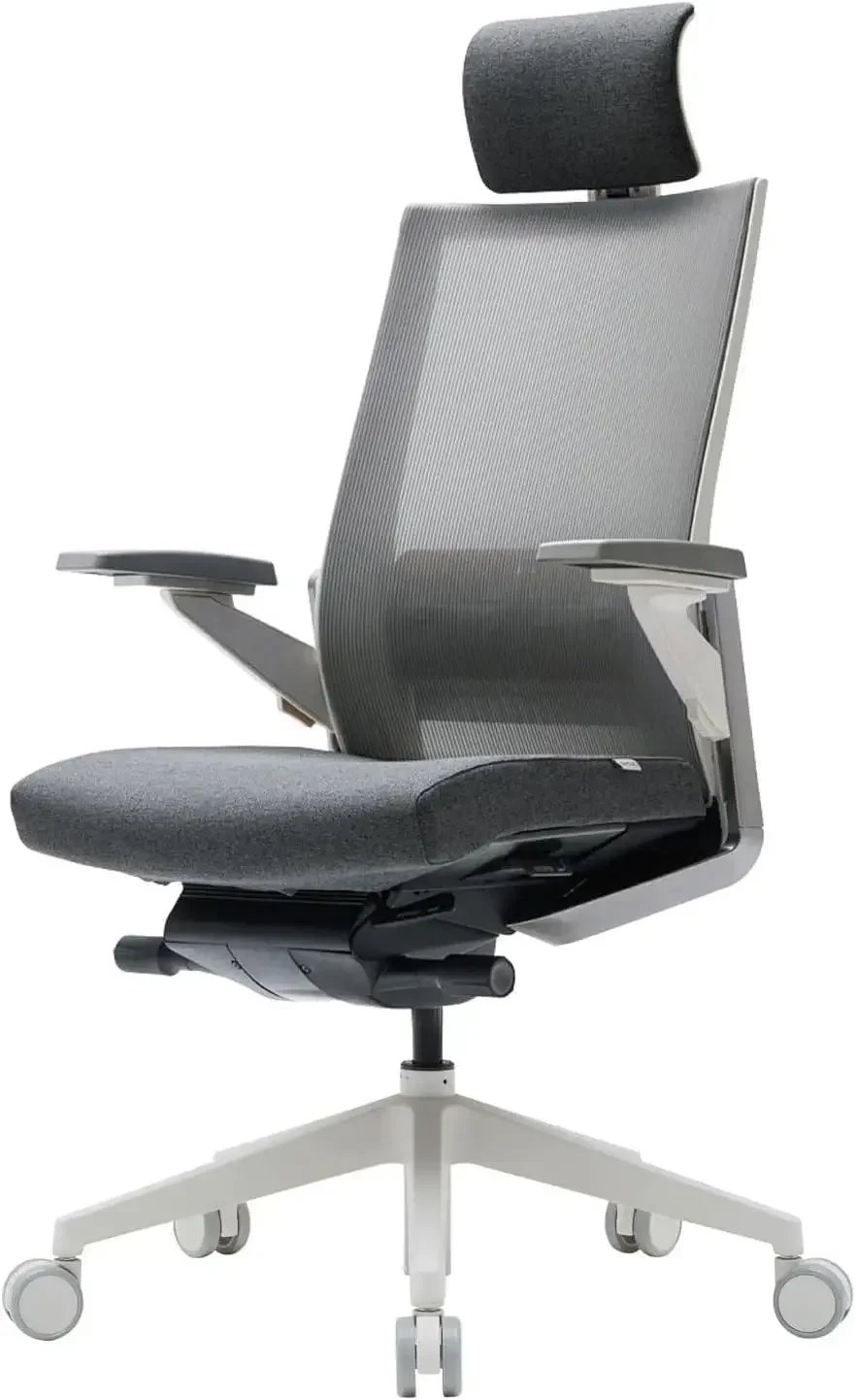 

T80 Premium Ergonomic Office Chair : Extreme Comfort Home Office Desk Chair, Adjustable Headrest, Lumbar Support, 3D Armrests