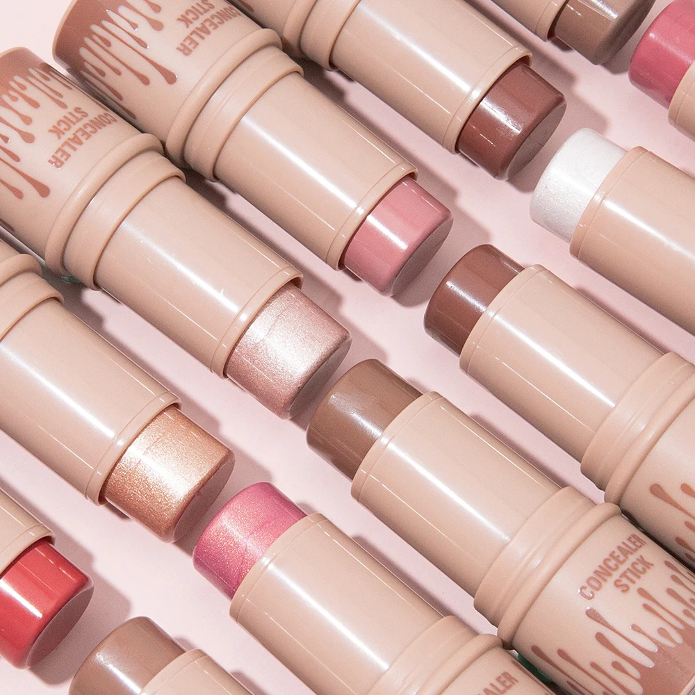 1pc Gesicht braun Bronzer Kontur Stick solide Kontur Bronzer Stick Text marker Aufhellung Rouge Rouge Creme Concealer Stift