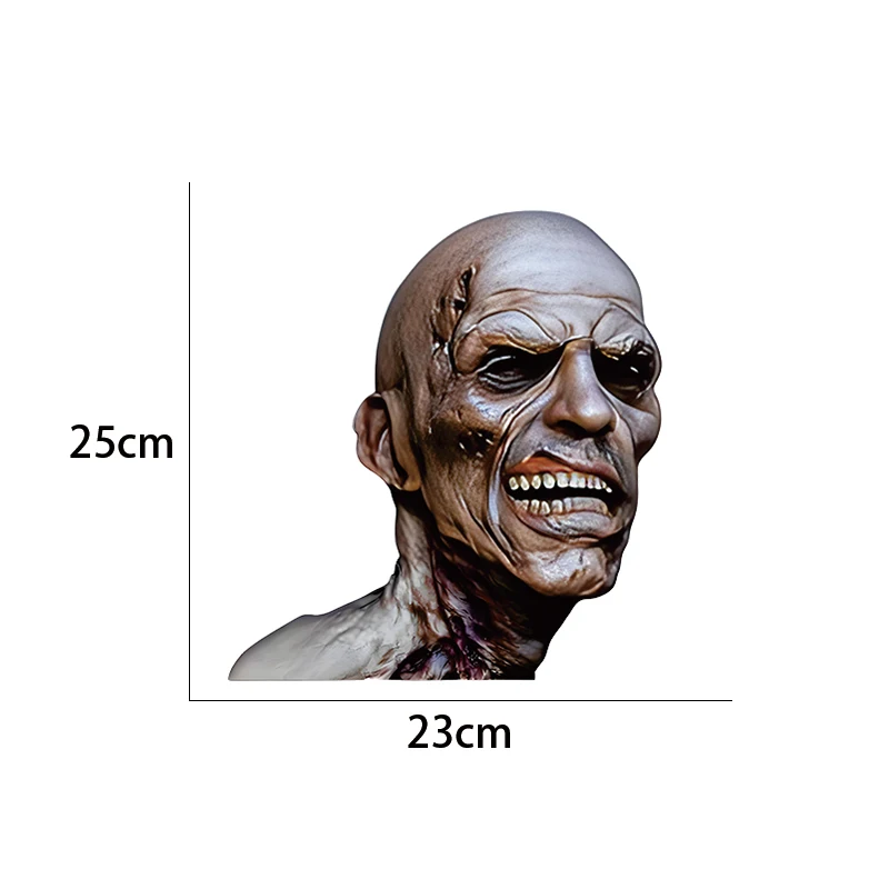 

2pcs New car window stickers 3D stickers zombie vinyl stickers scary Halloween car window stickers creative car stickers