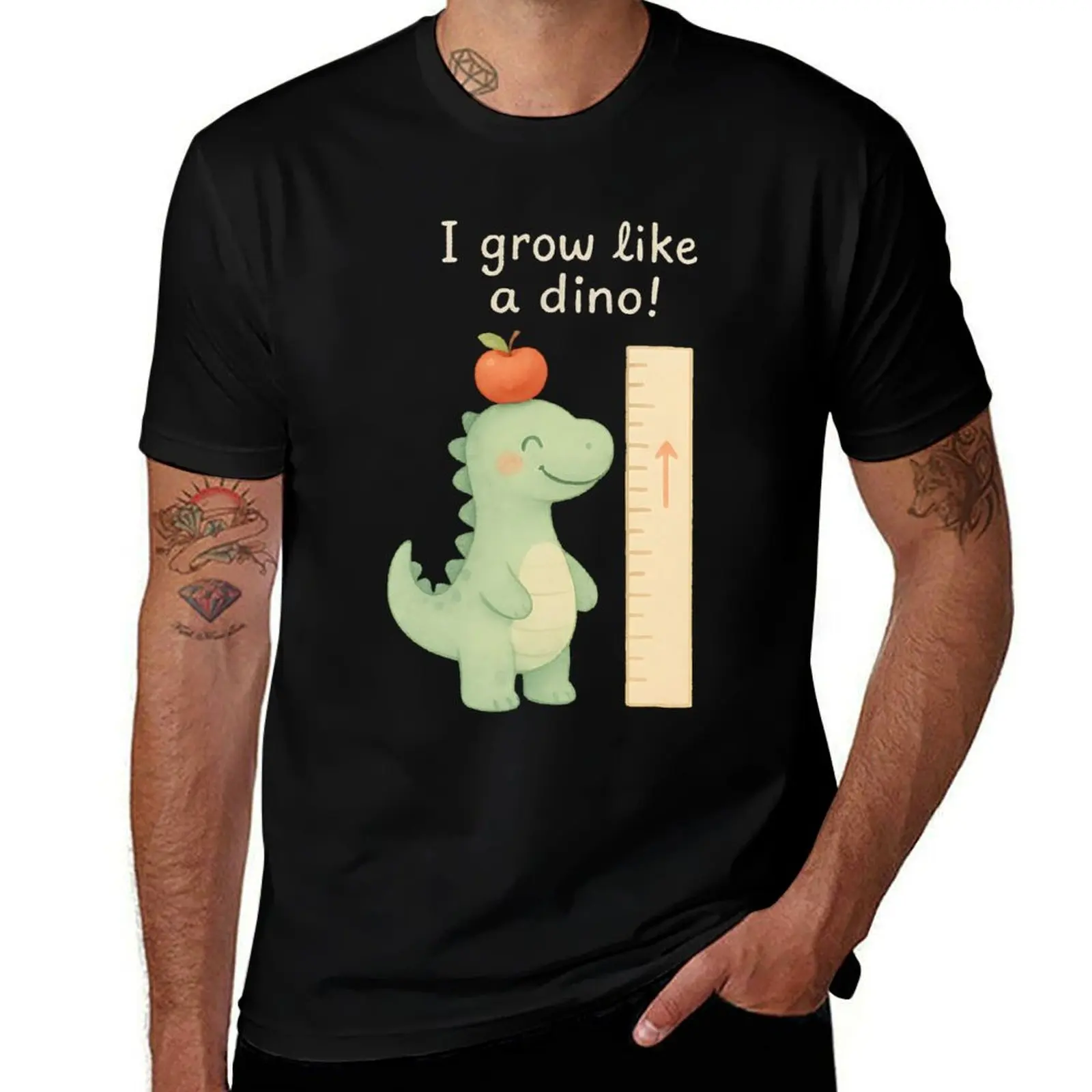 

I Grow Like A Dino T-rex Kindergarten T-Shirt new gifts and t-shirts plus sizes baggy shirts anime shirts men