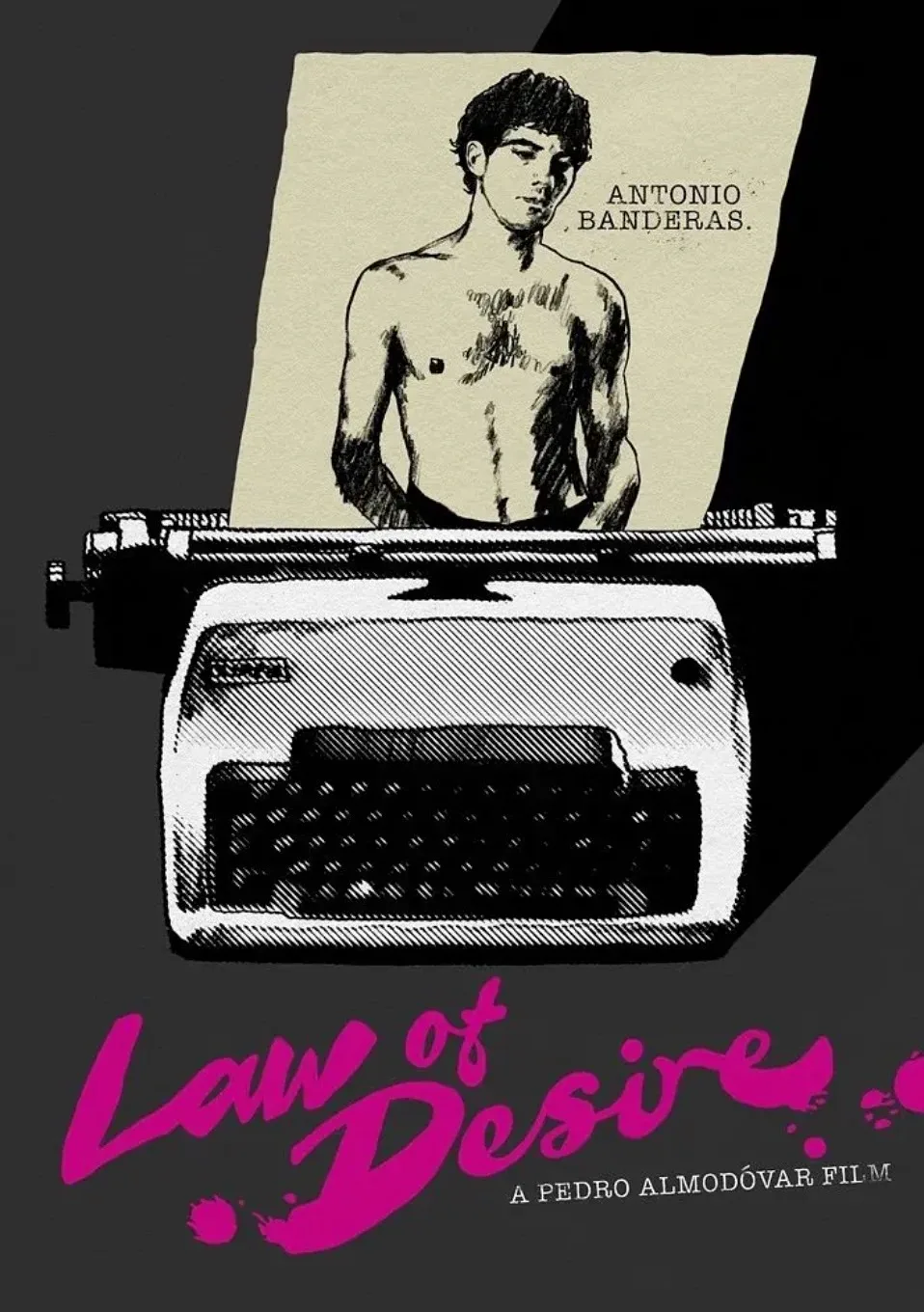 La ley del desso Desire Law Pedro Almodovar Spanish Spanish Film Decoration Wall  Canvas Home Decoration