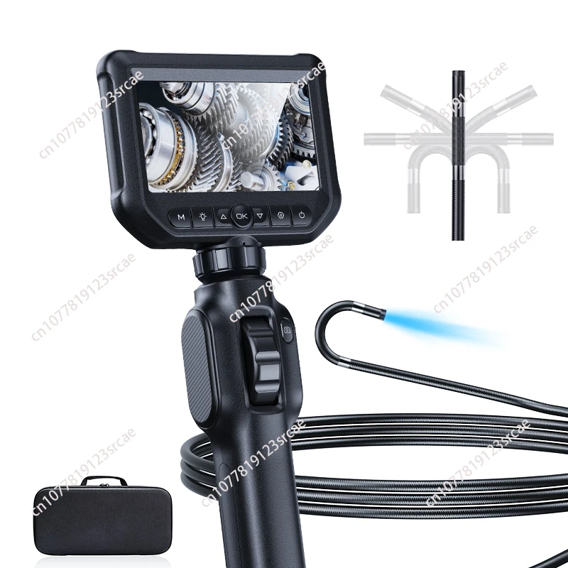 

Portable Articulated Ductu Inspection Camera 4.3 Inch 8LED IP67 2way 360 Professional Steering Industrial Sewer Ductus Endoscope